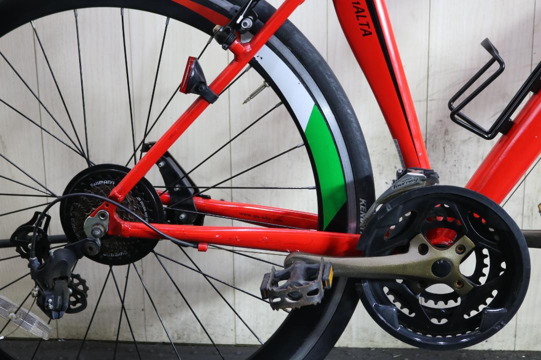 フェラーリC7021-ALTA 700C アルミ シマノ21速 460mmクロス