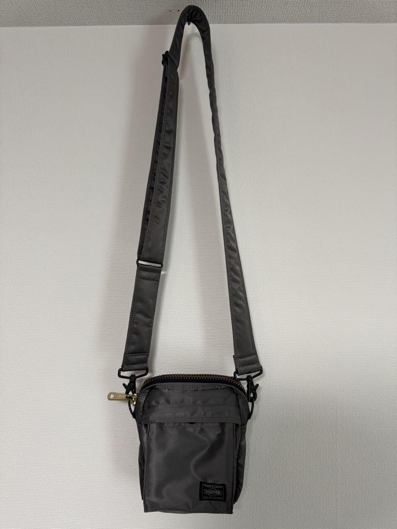 PORTER ショルダーバッグ グレー