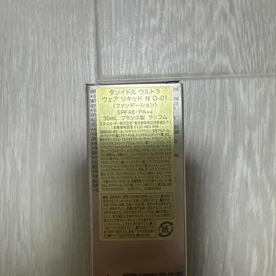 新品 LANCOME タンイドルウルトラウェア N O-01 30ml
