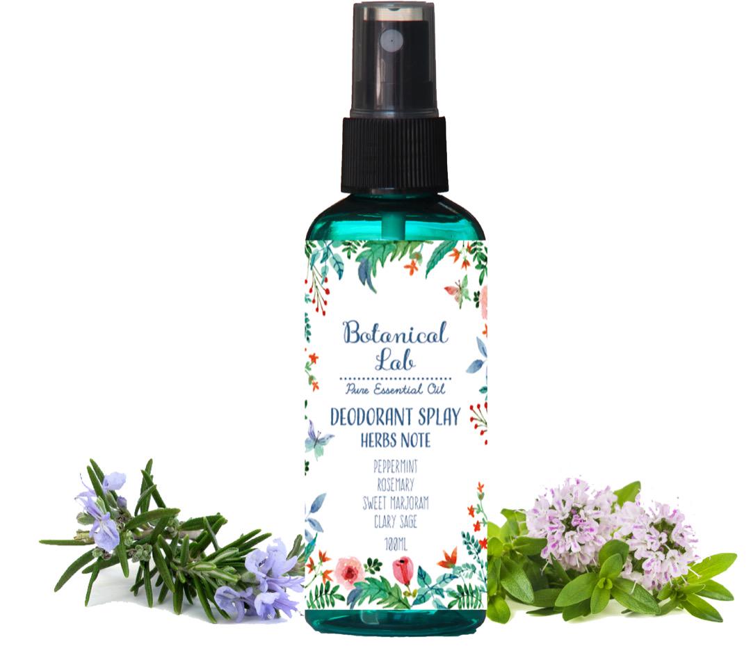 Botanicallab デオドラントスプレー アロマ&アロエベラ配合ハーブ系