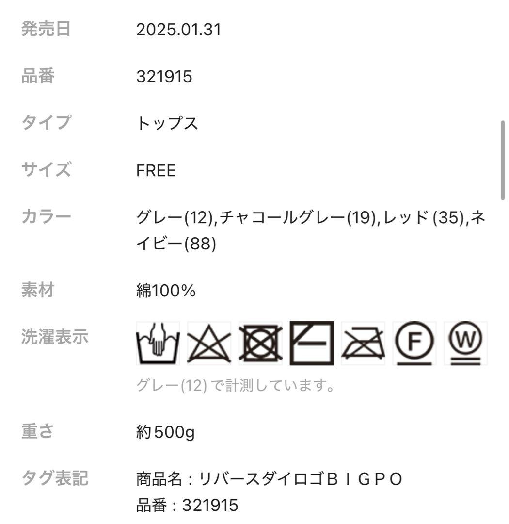 新品jeanasisリバースダイロゴBigプルオーバー