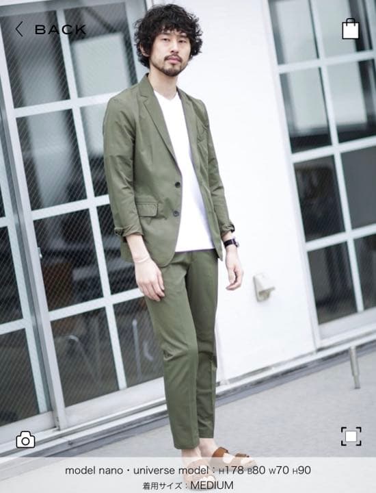 メルカリ Nano Universe ナノユニバース セットアップ Size S ナノ