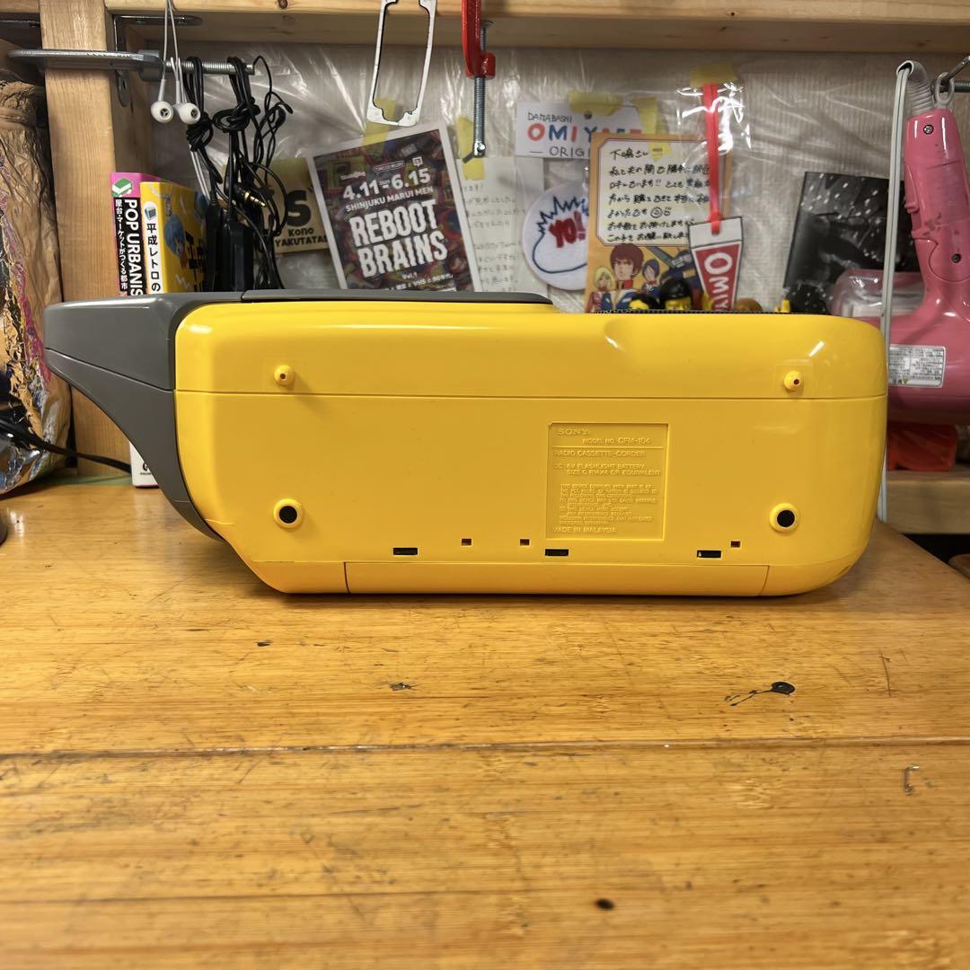 極美可動品]sony sports ソニースポーツ ラジカセCFM-104 - メルカリ