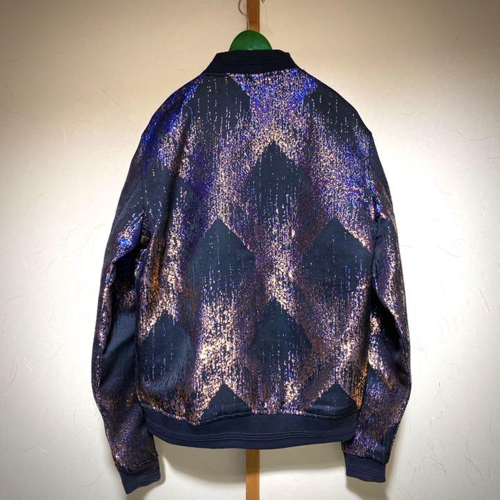 数量限定人気 希少 M 黒 ラメ糸 金属繊維 5J4P8-m64350757429 美品 ZARA シャイニーブルゾン ジャケット 再入荷即納