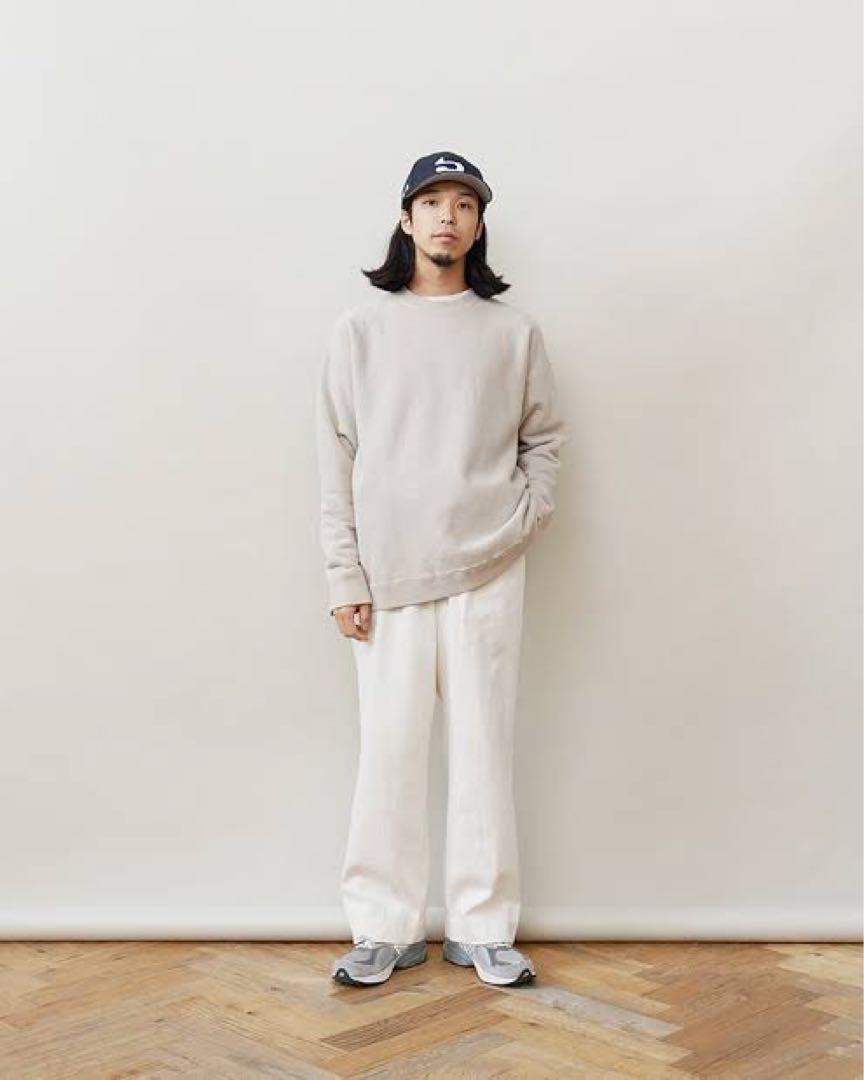 トップス aton natural dye urake oversized sweat