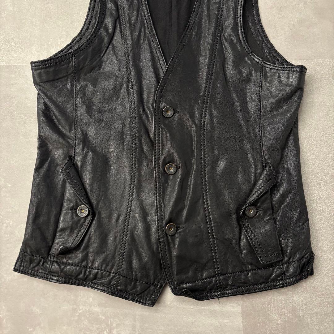 archive お兄系 of the neige style レザーベスト ジレ