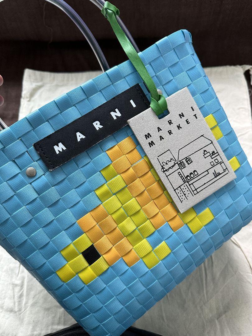 MARNI MARKET 魚デザイン かごバッグ