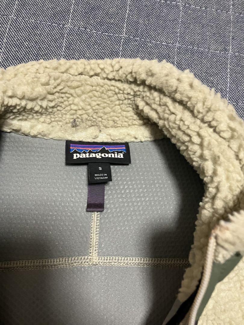 patagonia フリースベスト Sサイズ クリーム/オリーブ