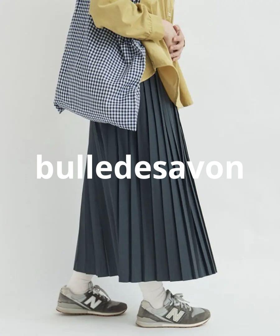bulle de savon T/R ロングプリーツスカート