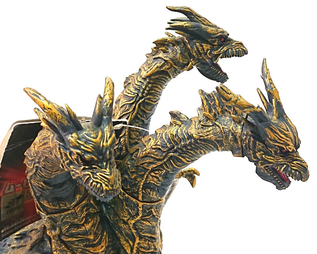 タグ付き カイザーギドラ ムービーモンスター シリーズ ゴジラ ソフビ