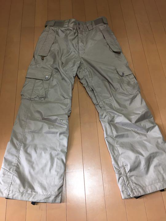 美品 レディースS IGNIO ベージュ スノボパンツ