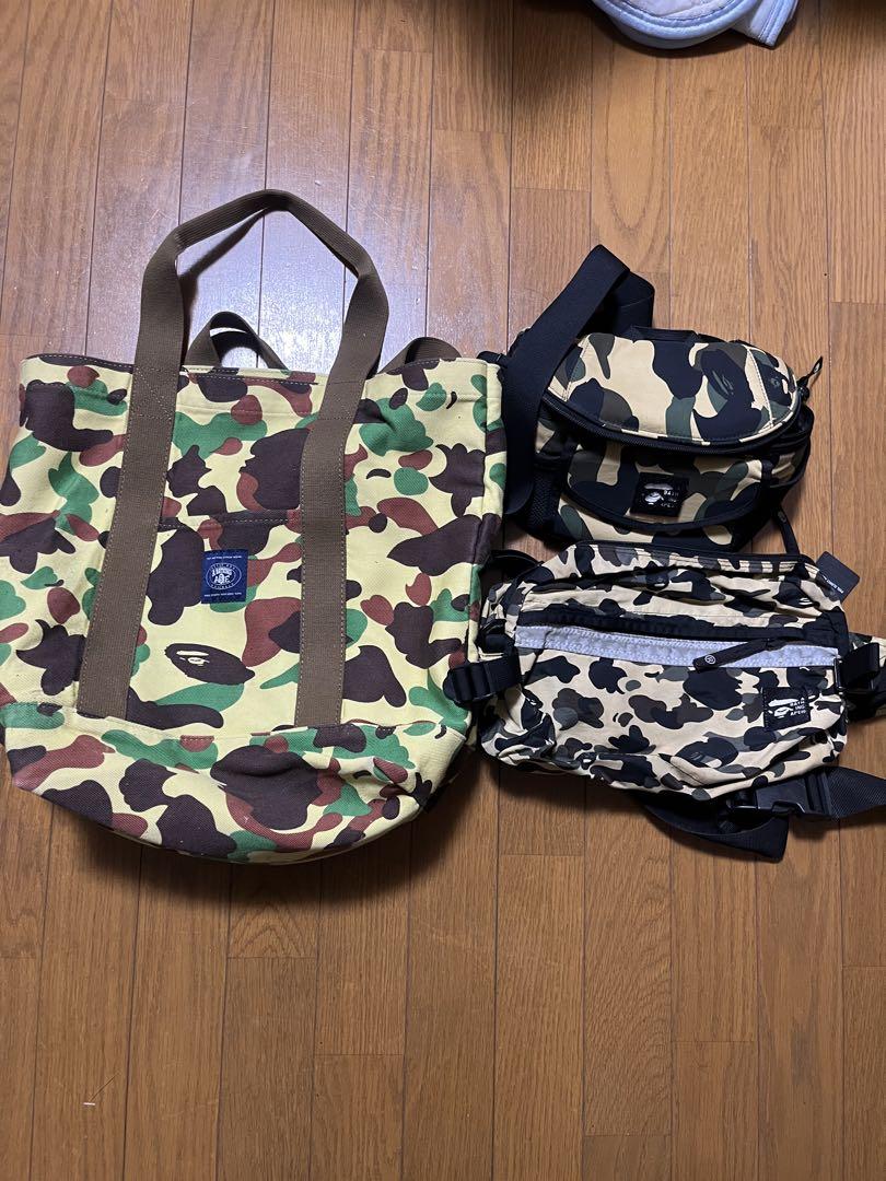 BAPEカモフラバッグセット