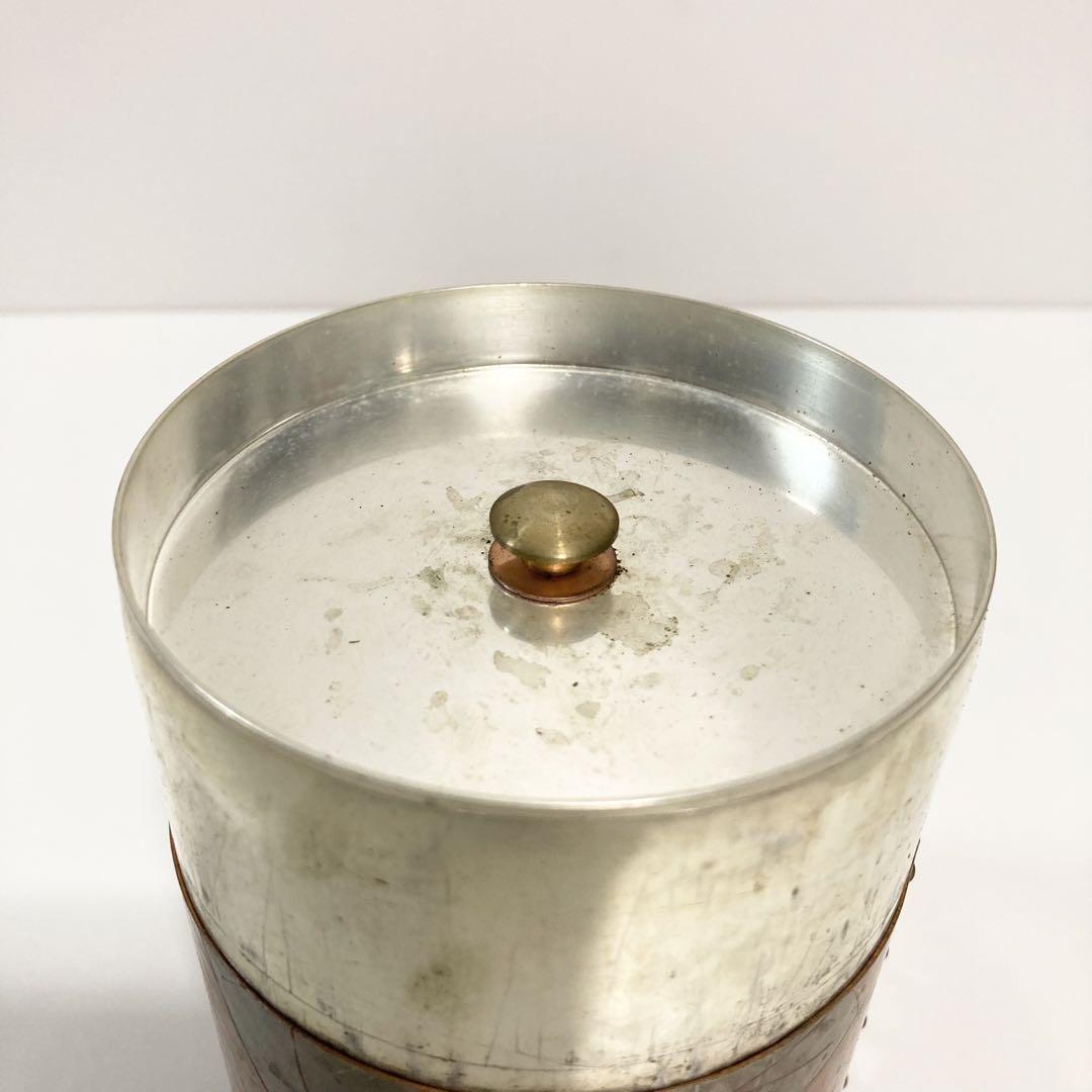 玉川堂　やかん　葉模様　レトロ　燕三条　銅　茶器　茶道具