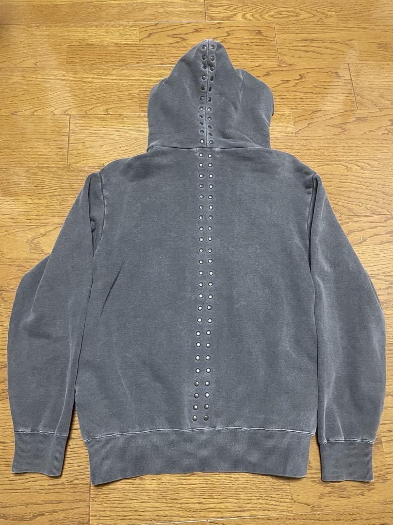 センスのいい お歳暮 yohji yamamoto pour homme 00s スタッズ パーカー メンズ トップス