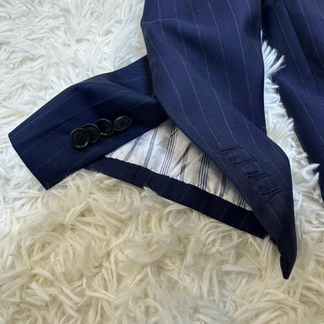 極美品✨ Errico Formicola スーツ セットアップ ネイビー M