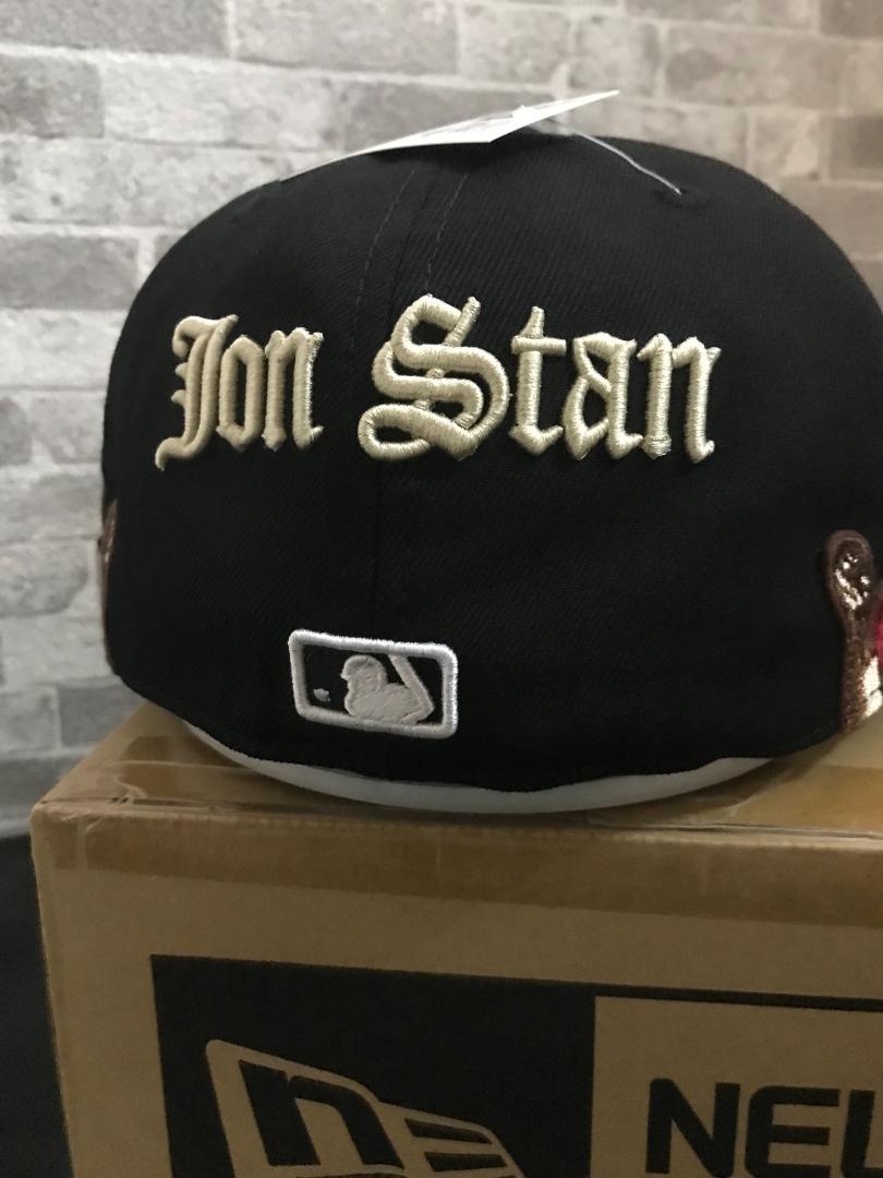 MLBボストンレッドソックスNEWERAアーティストコラボキャップ5/8BK