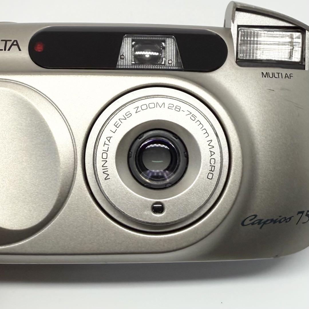 【動作品】MINOLTA Capios 75 フィルムカメラ 動作確認済み 動作品】MINOLTA Capios 75 フィルムカメラ 動作確認済み - メルカリ