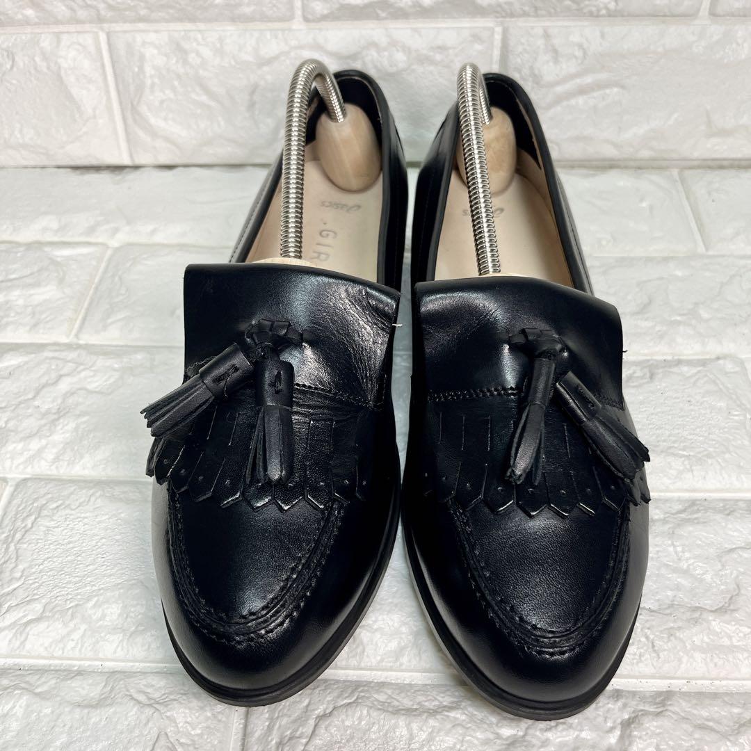 美品　アシックス　GIRO タッセルローファー　黒　23 m64371790933_18.jpg?1716427502