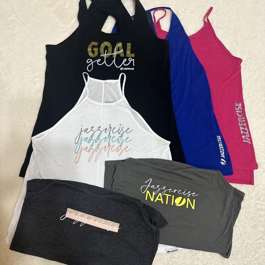 jazzercise ウェア　タンクトップ　フィットネス Jazzercise タンクトップ 5点セット販売 中