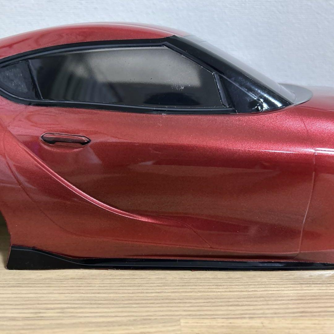 タミヤ　ラジコンボディ　トヨタGRスープラ　メタリックレッド