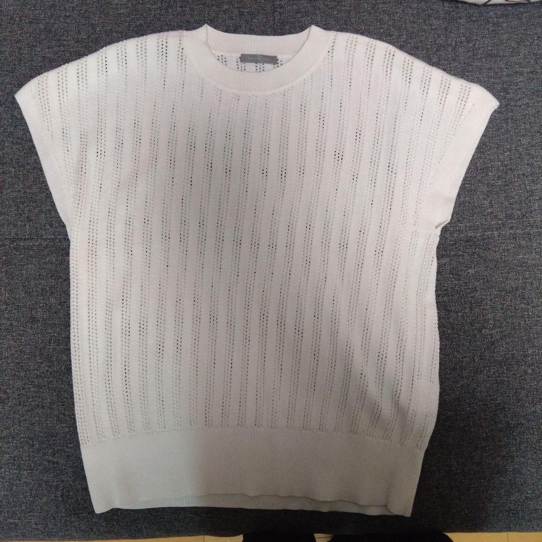セオリーリュクス　半袖　白　ニット新品 中古・古着通販】theory luxe (セオリーリュクス) 半袖ニット 03
