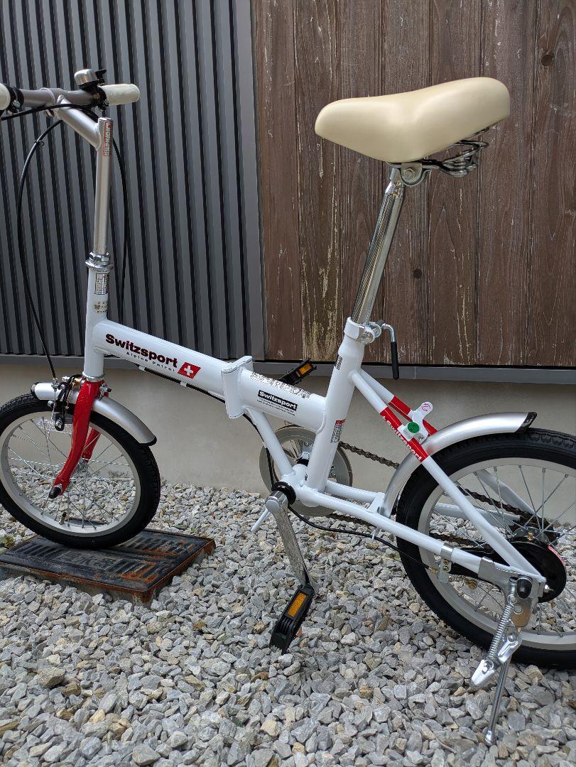 Switzsport 折りたたみ自転車 ホワイト　16インチ　LSW-H16