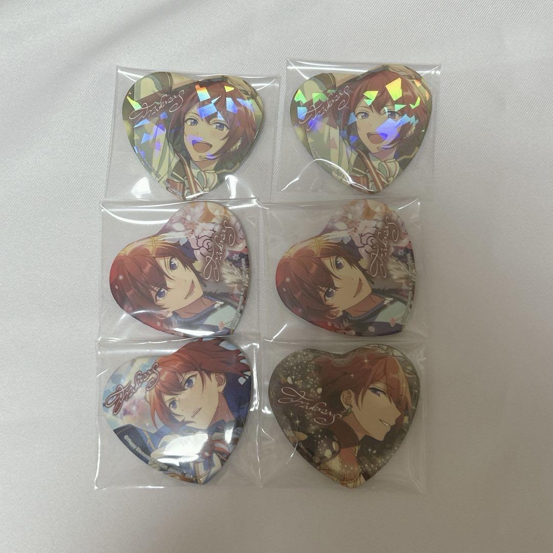 あんスタ ハート 缶バッジ 6点 朱桜司 - メルカリ