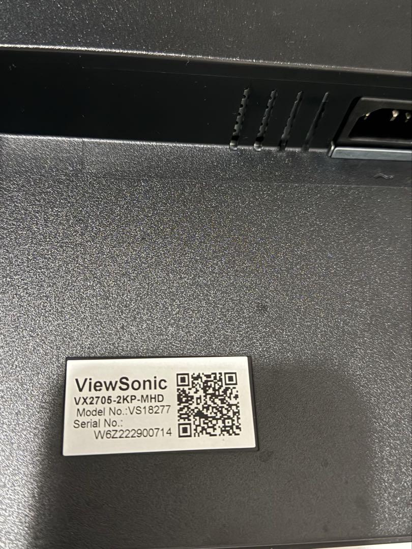 ゲーミングモニタ　VX2705-2KP-mhd 美品