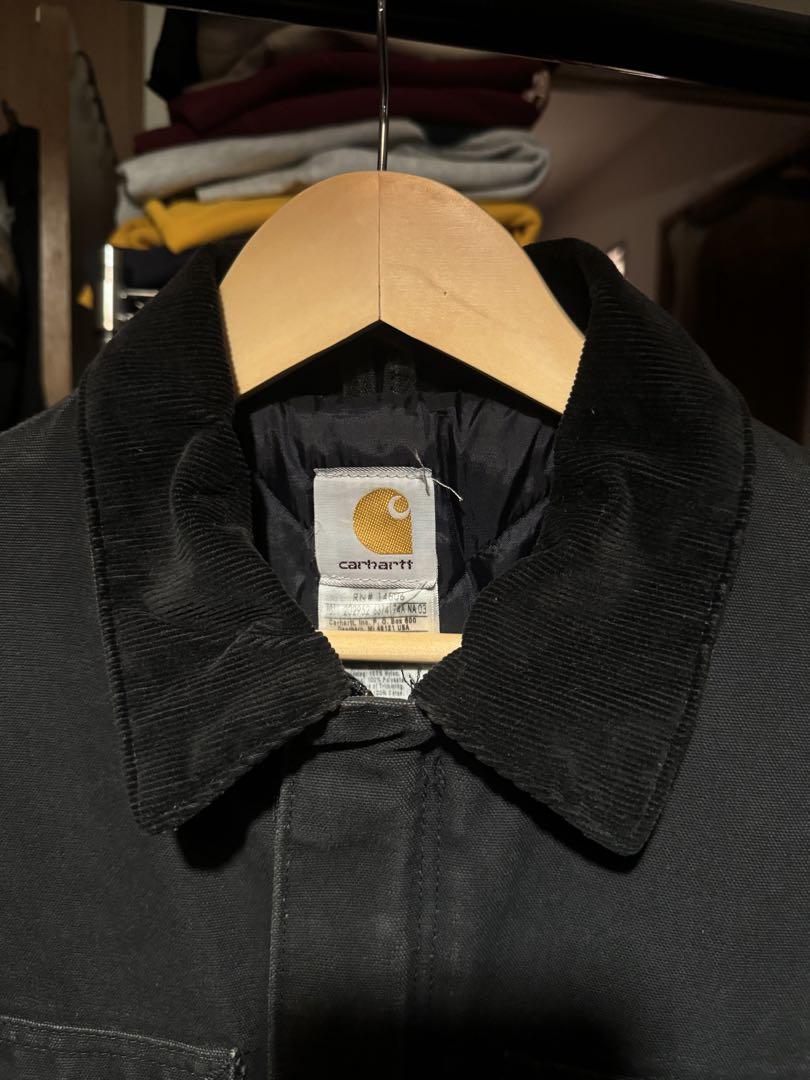 カーハート Carhartt トラディショナルコート ブラック ビンテージ S