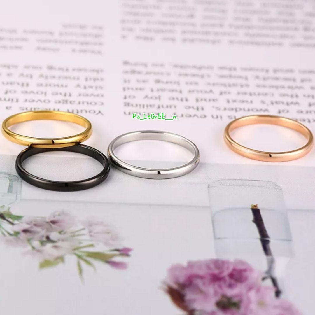 【レビューで送料無料】 ペアリング サージカルステンレス リング 刻印 婚約 結婚指輪 アクセサリー