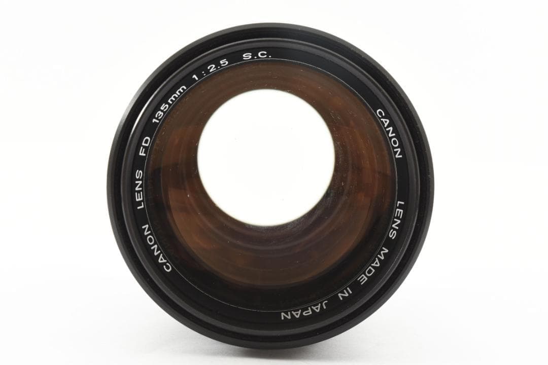 【名玉望遠】CANON FD 135mm F2.5 フィルター付 SO265 【名玉望遠】CANON FD 135mm F2.5 フィルター付 SO265