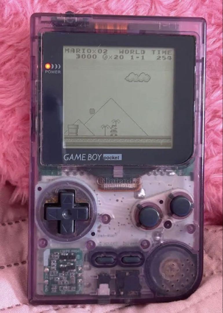 任天堂】ゲームボーイカラー クリアパープル 本体 Nintendo