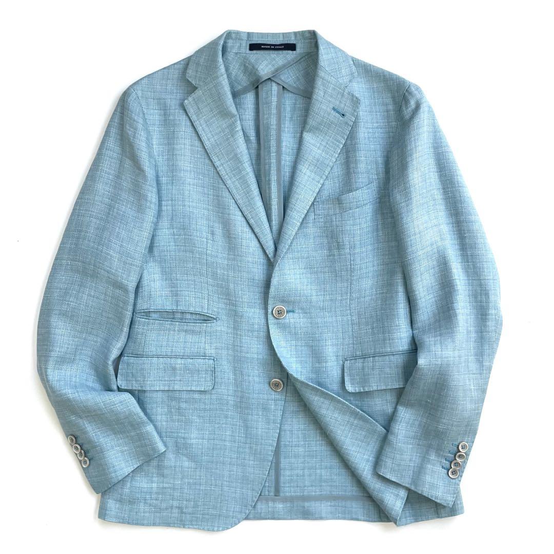 美品 TAGLIATORE リネン  テーラードジャケット 46 春夏