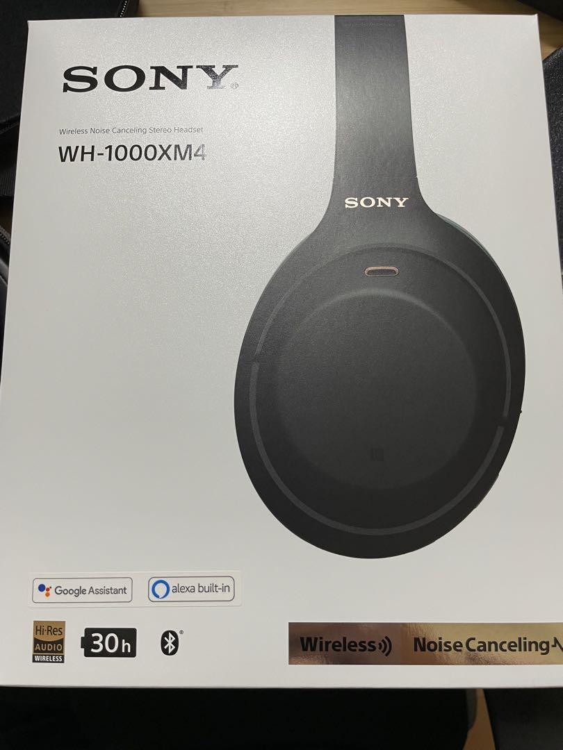 極美品】SONY WH-1000XM4 BLACK ワイヤレスヘッドホン-