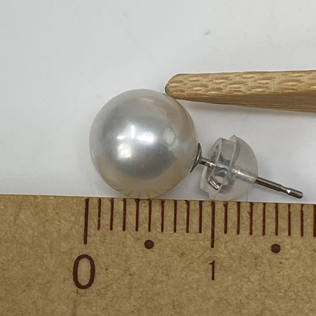 ✨【良テリ】K14WG あこや真珠 8.5mm パールピアス ✨フォーマルにも
