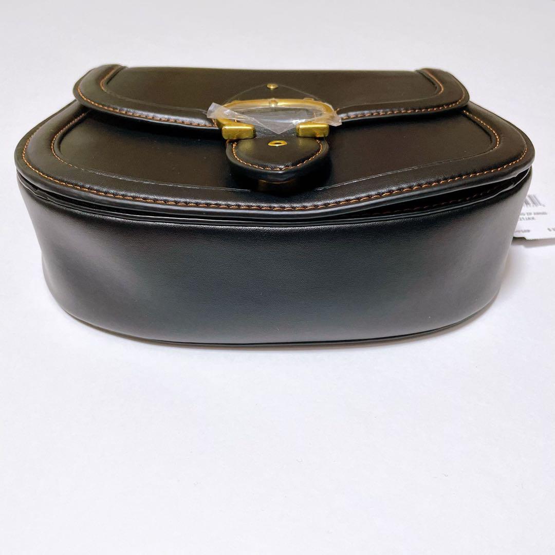 COACH ビート サドル ショルダーバッグ 黒 ブラック