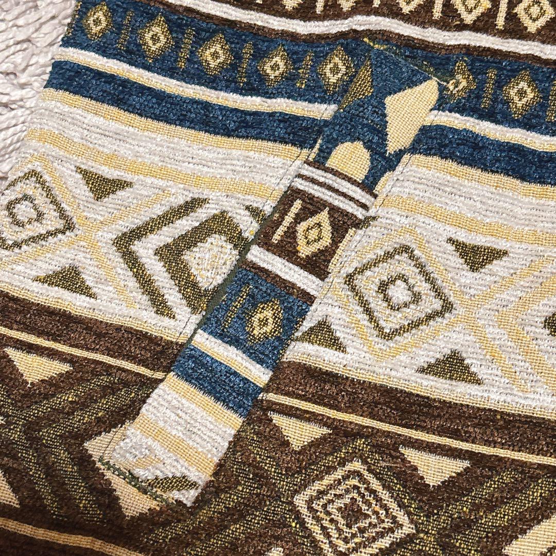 △チャイハネ△アミナ タグ付き パッチワーク アウター モッズコートカーキ