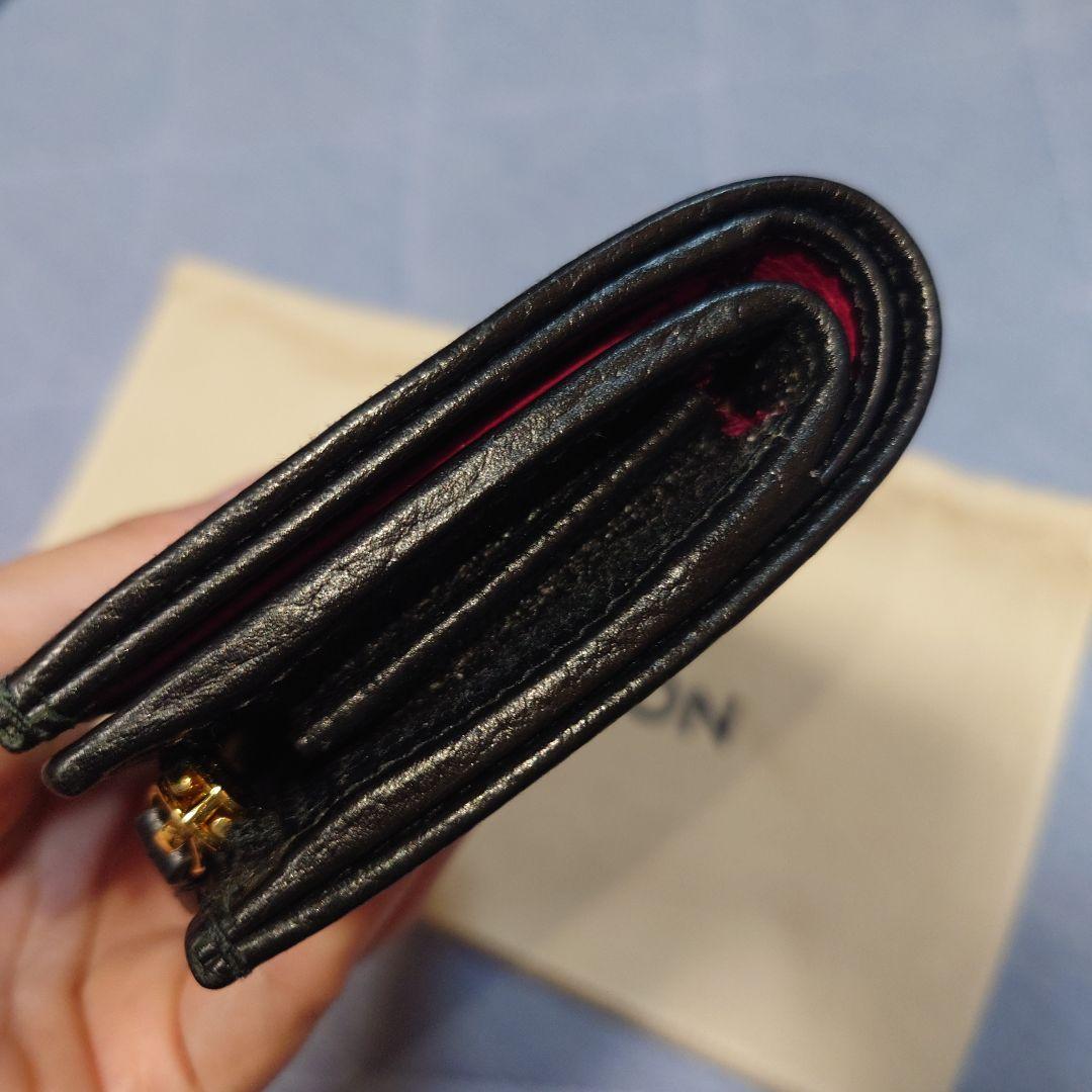 グッチ日本限定 GGマーモント 二つ折り財布 レザー コンパクト ウォレット 黒