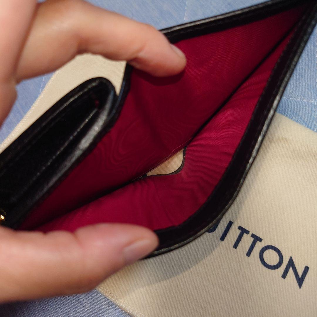 グッチ日本限定 GGマーモント 二つ折り財布 レザー コンパクト ウォレット 黒