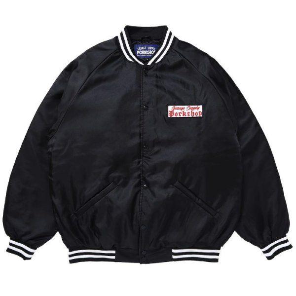 ジャケット・アウター PORKCHOP GARAGE SUPPLY SATIN SPORT JKT