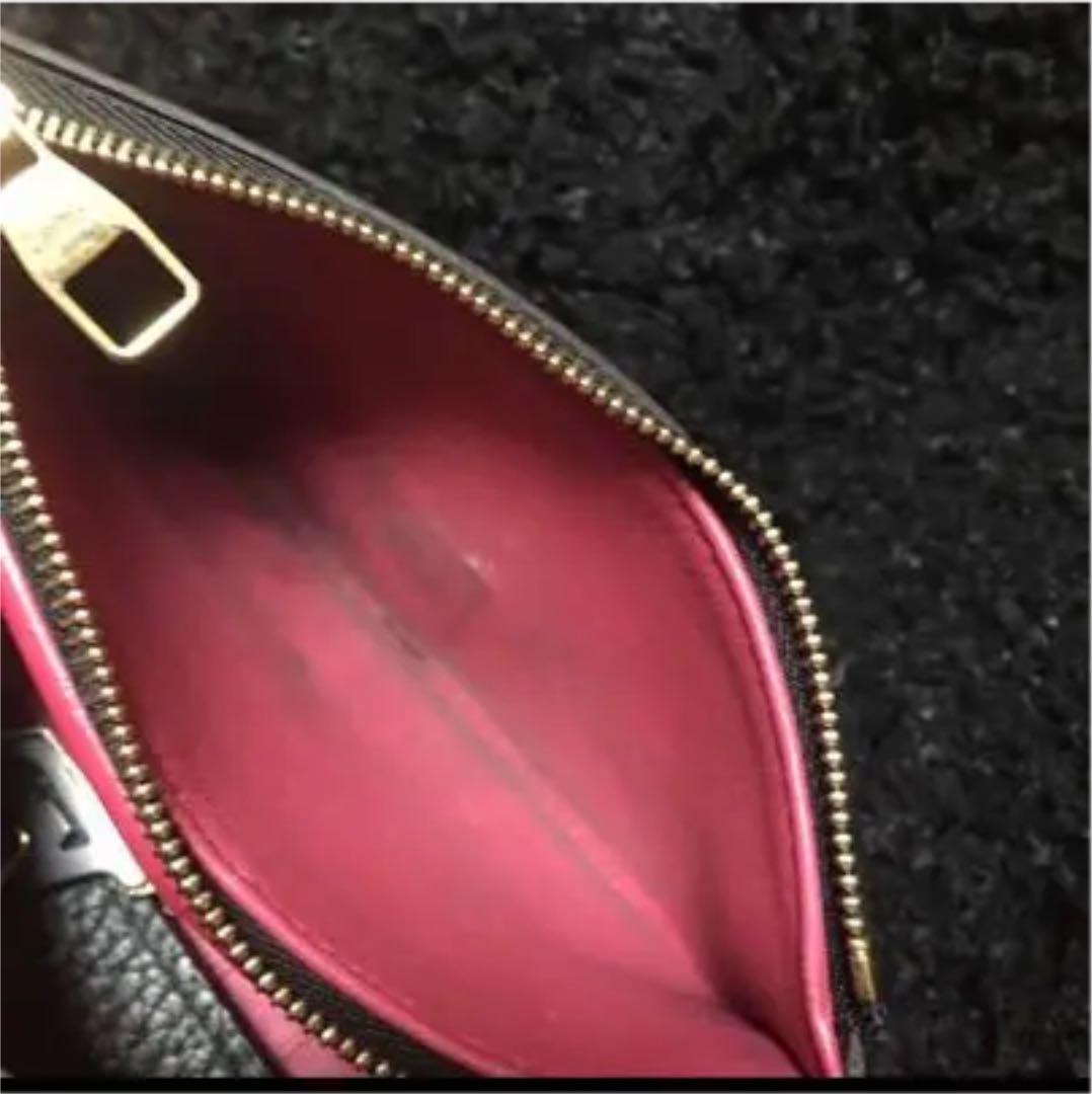 格安大特価ℒ LOUIS ミニウォレット 黒 ピンク 5NKf6-m64406895258 VUITTON カプシーヌ 人気SALE定番