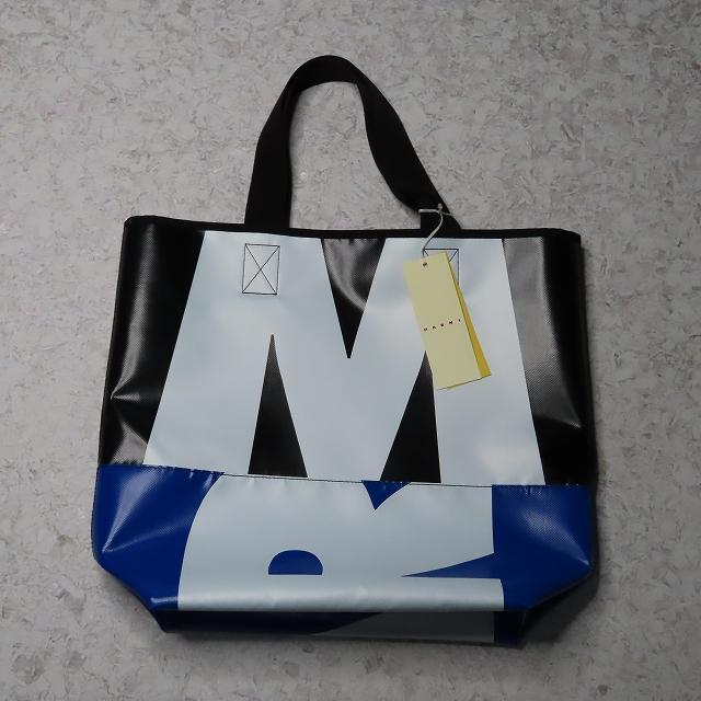 マルニトートバッグロゴmarniナイロンメンズ鞄ショルダーハンド