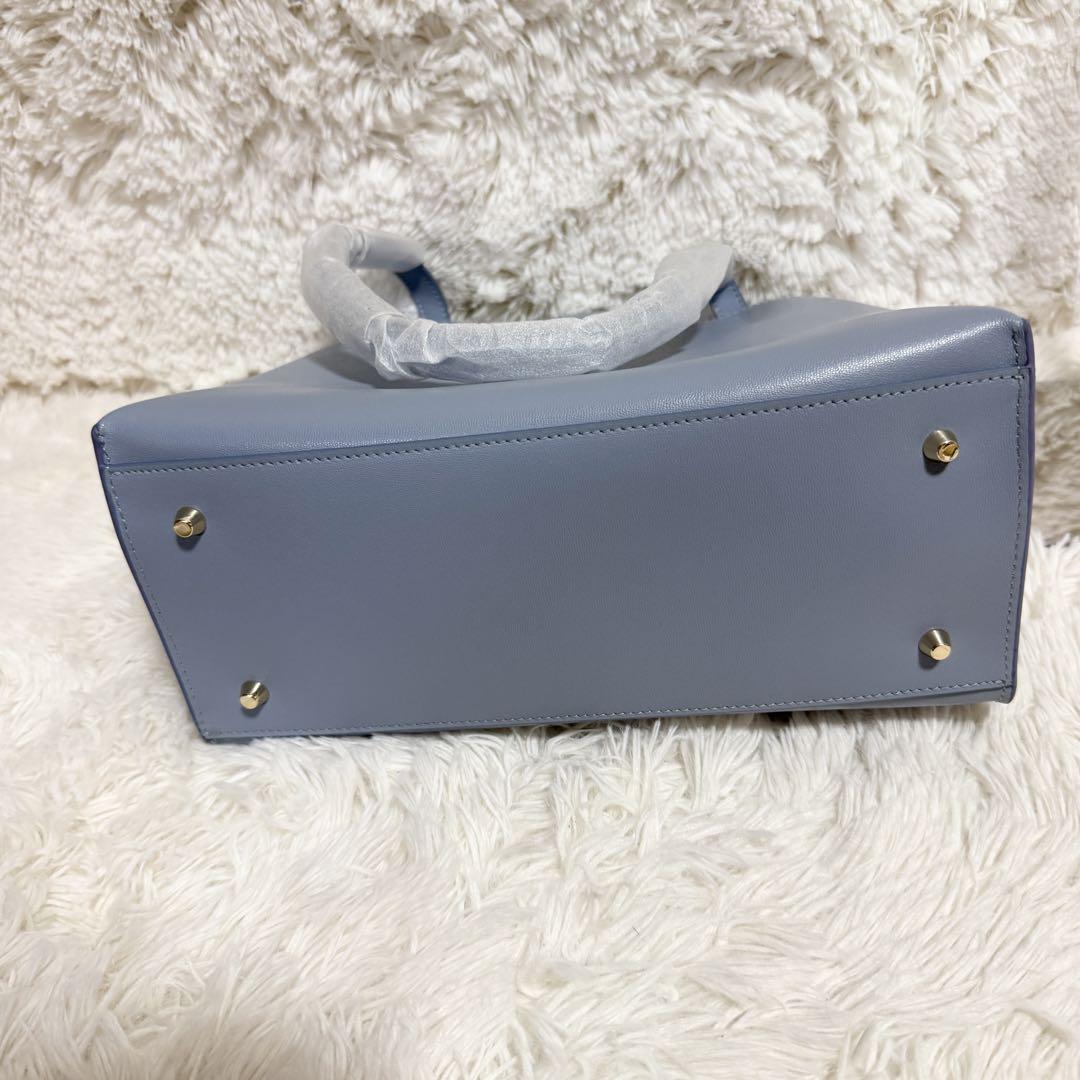 【未使用】フルラ FURLA ハンドバッグ ソフィア M アーチロゴ 水色