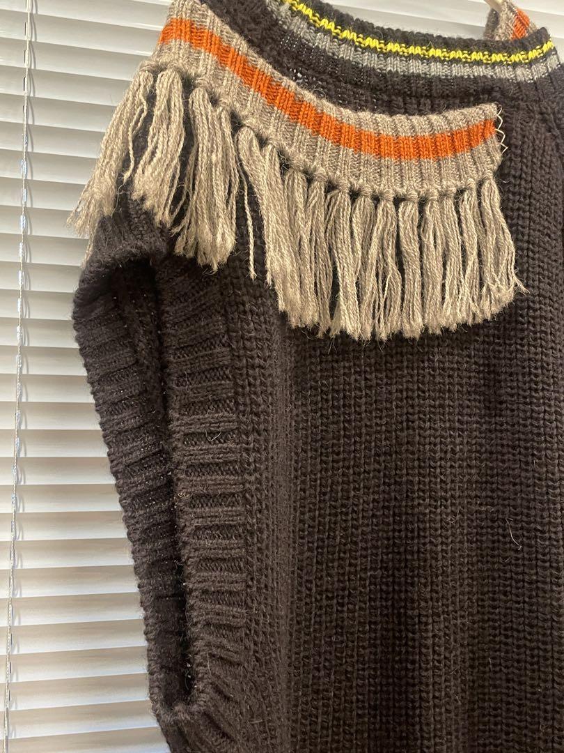 Kolor 23AW  ドッキングニットベストネイビー サイズ3