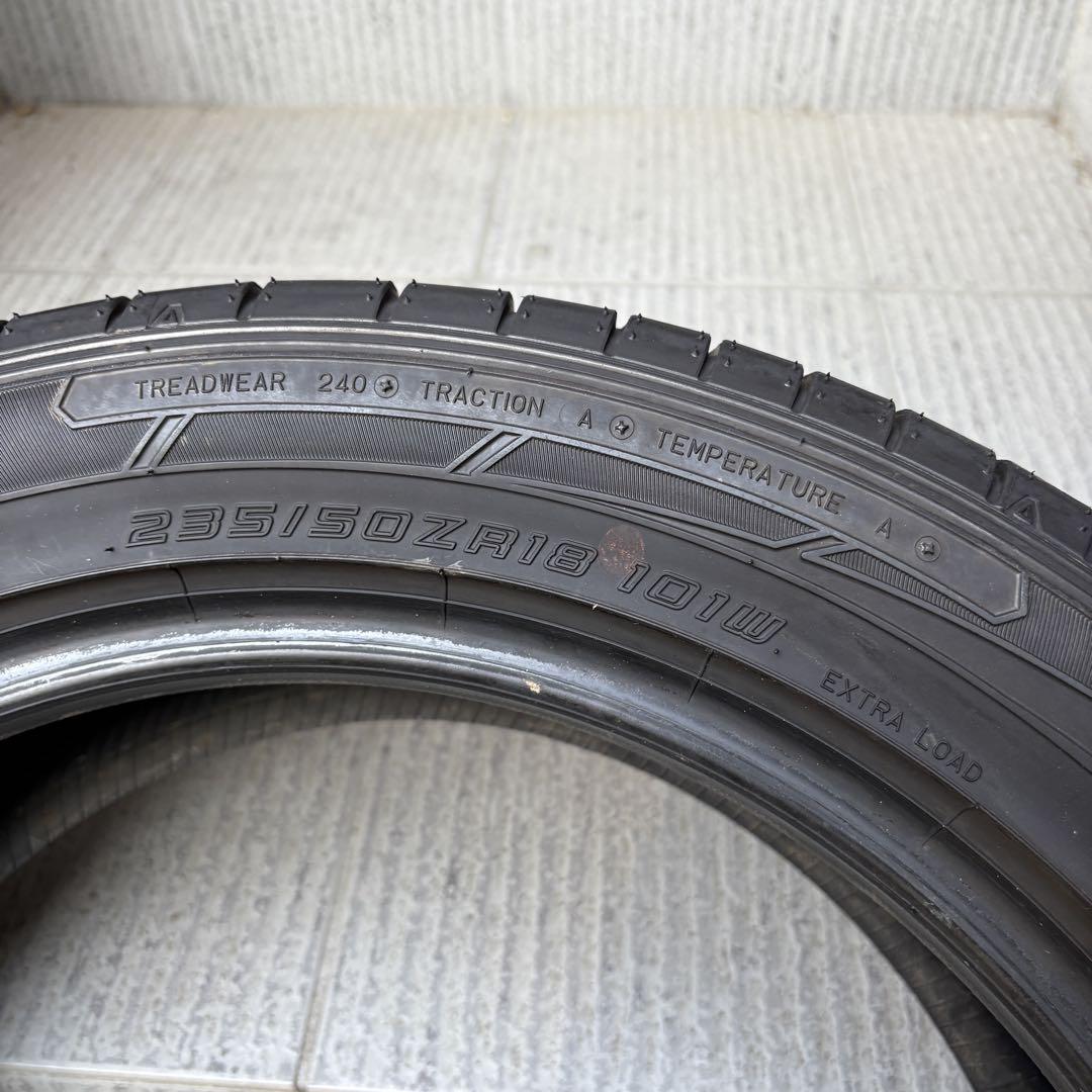 ダンロップMAXX050+ 235/50R18タイヤ4本セット