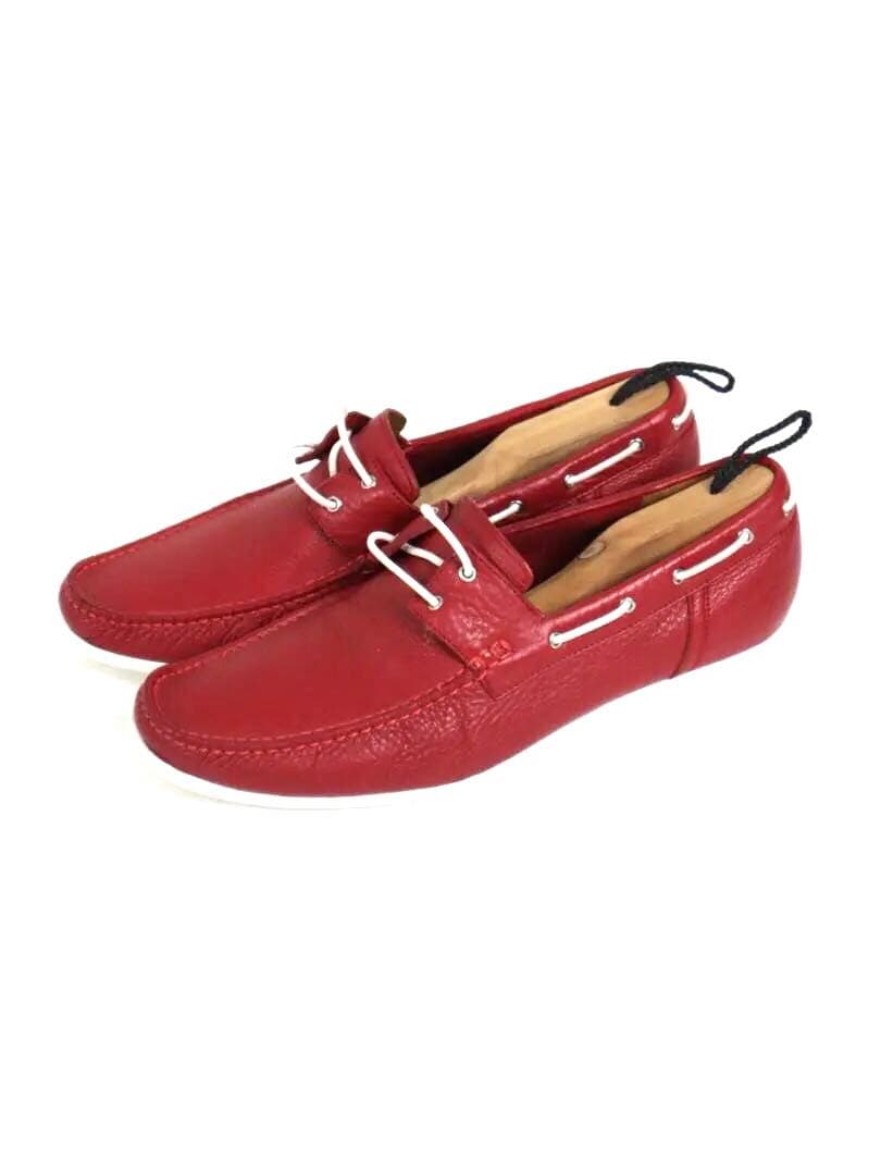 BALLY バリー  ロングノーズ レザースリッポン デッキシューズ サイズ8D