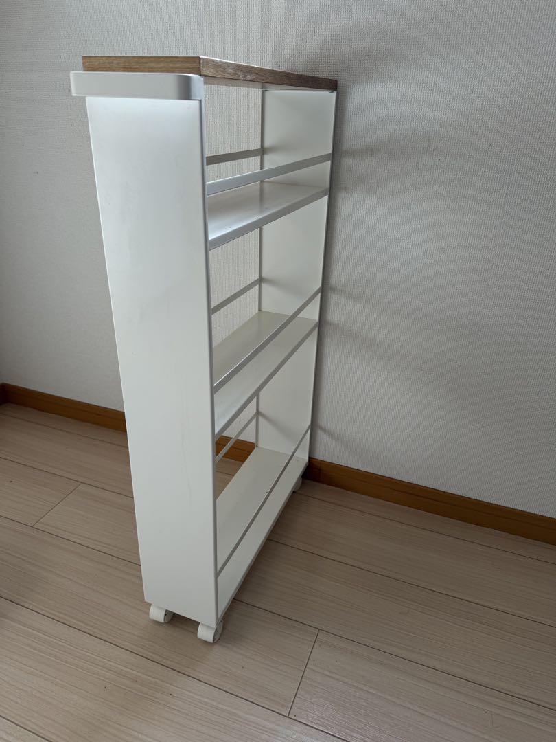 山崎実業towerハンドル付きスリムワゴン