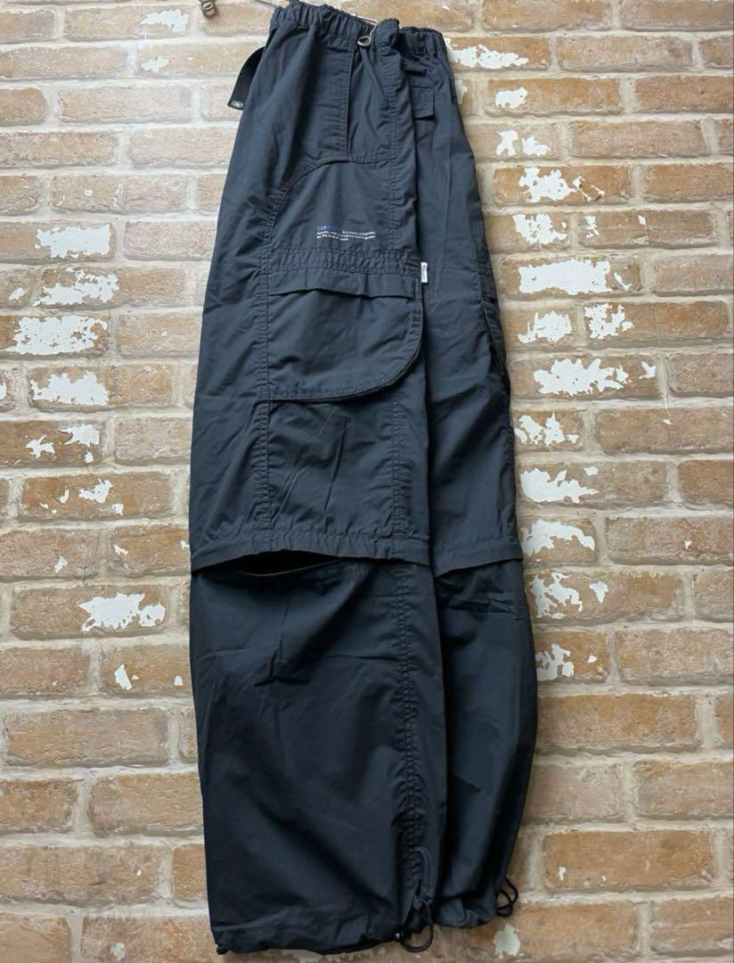 コンバース　カーゴパンツ ナイロンパンツ　2way 　黒　テック
