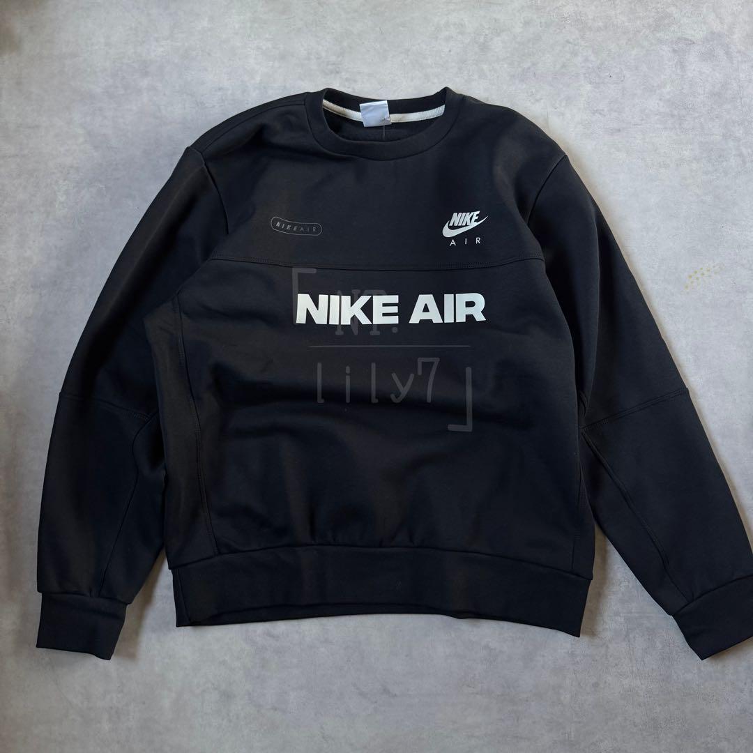 NIKE AIR トレーナー スウェット ホワイト ブラックL