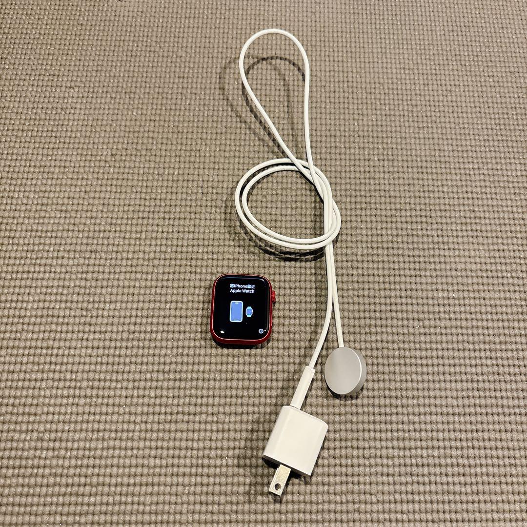 Apple Watch Series 8 レッド 本体 充電ケーブル付き